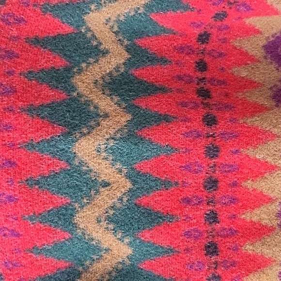 Vintage Circle T Aztec Print Cropped Jacket size Large - Picture 4 of 7